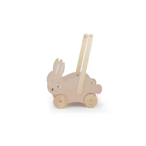 Trixie Wooden Push Along Cart - Mrs Rabbit